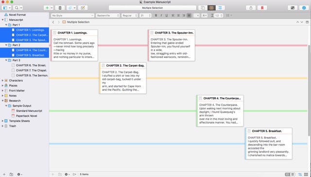 using the scrivener timeline april davila presentation examples creation software