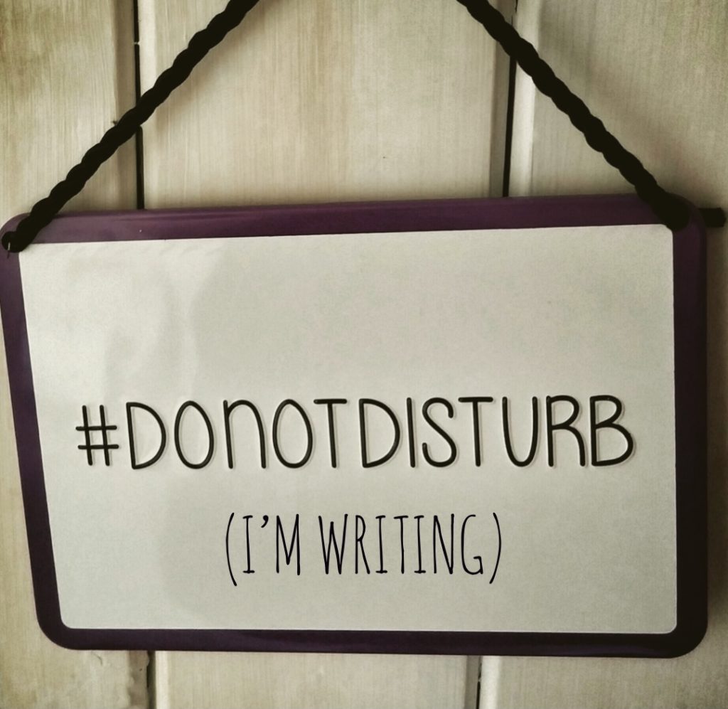Prioritizing my writing to get the draft done. #Donotdisturb